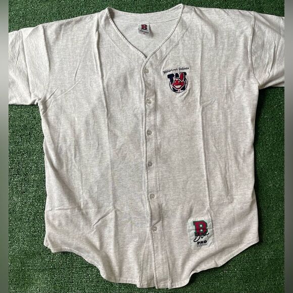 Vintage BOA Sportswear Waterton Indians Blank Baseball Jersey - XL - Picture 1 of 6